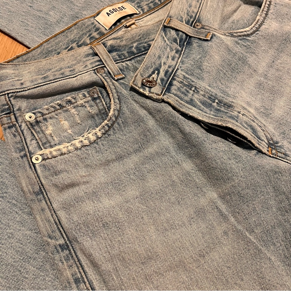 Agolde Los Ángeles criss cross denim - 25 - Picture 3 of 15